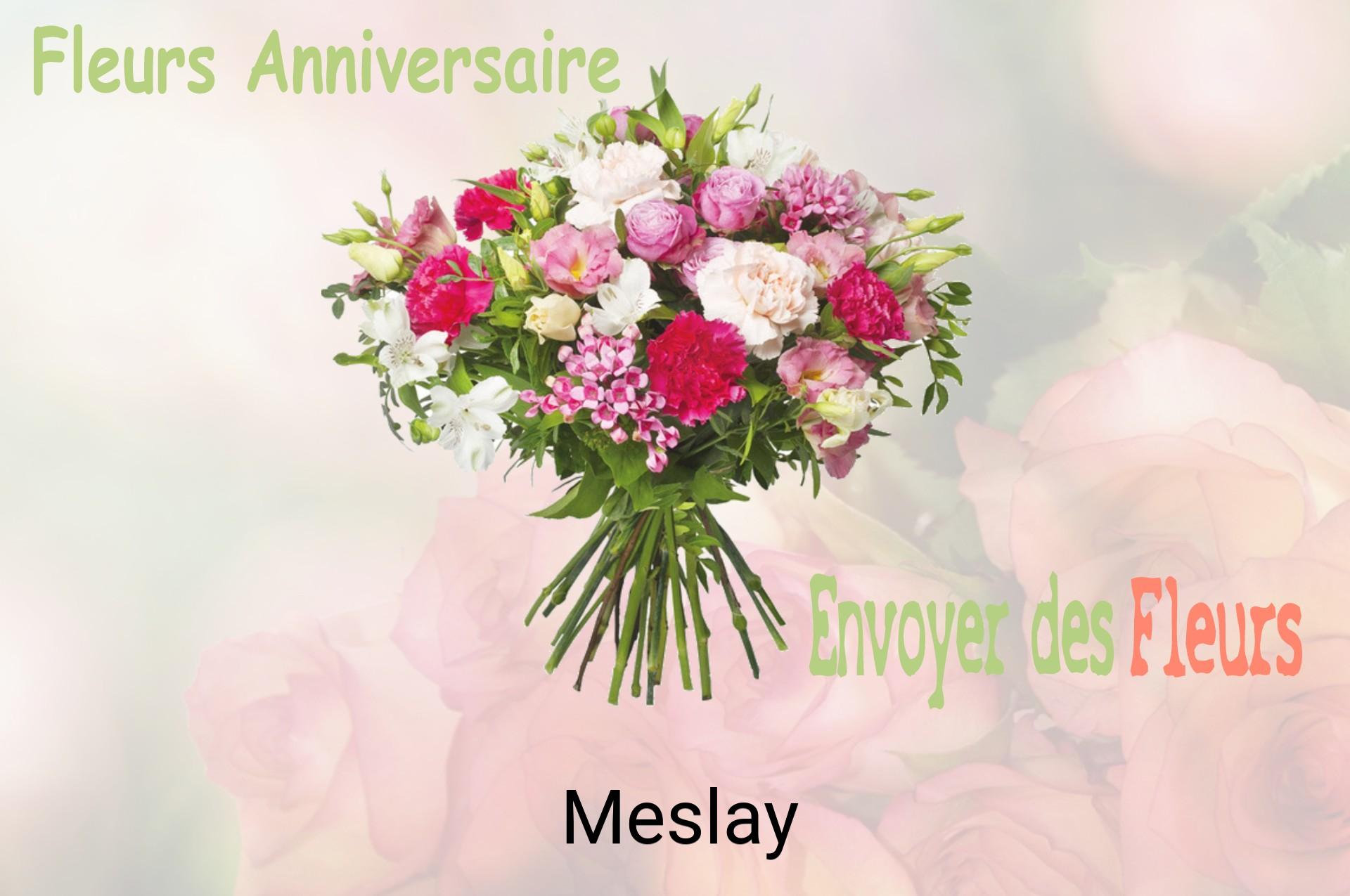 Bouquet de fleurs d’anniversaire livré à Meslay